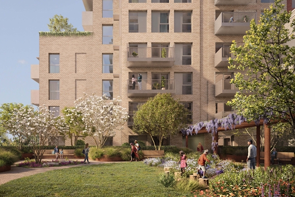 View from Mill Lane and Letcombe Street, looking East