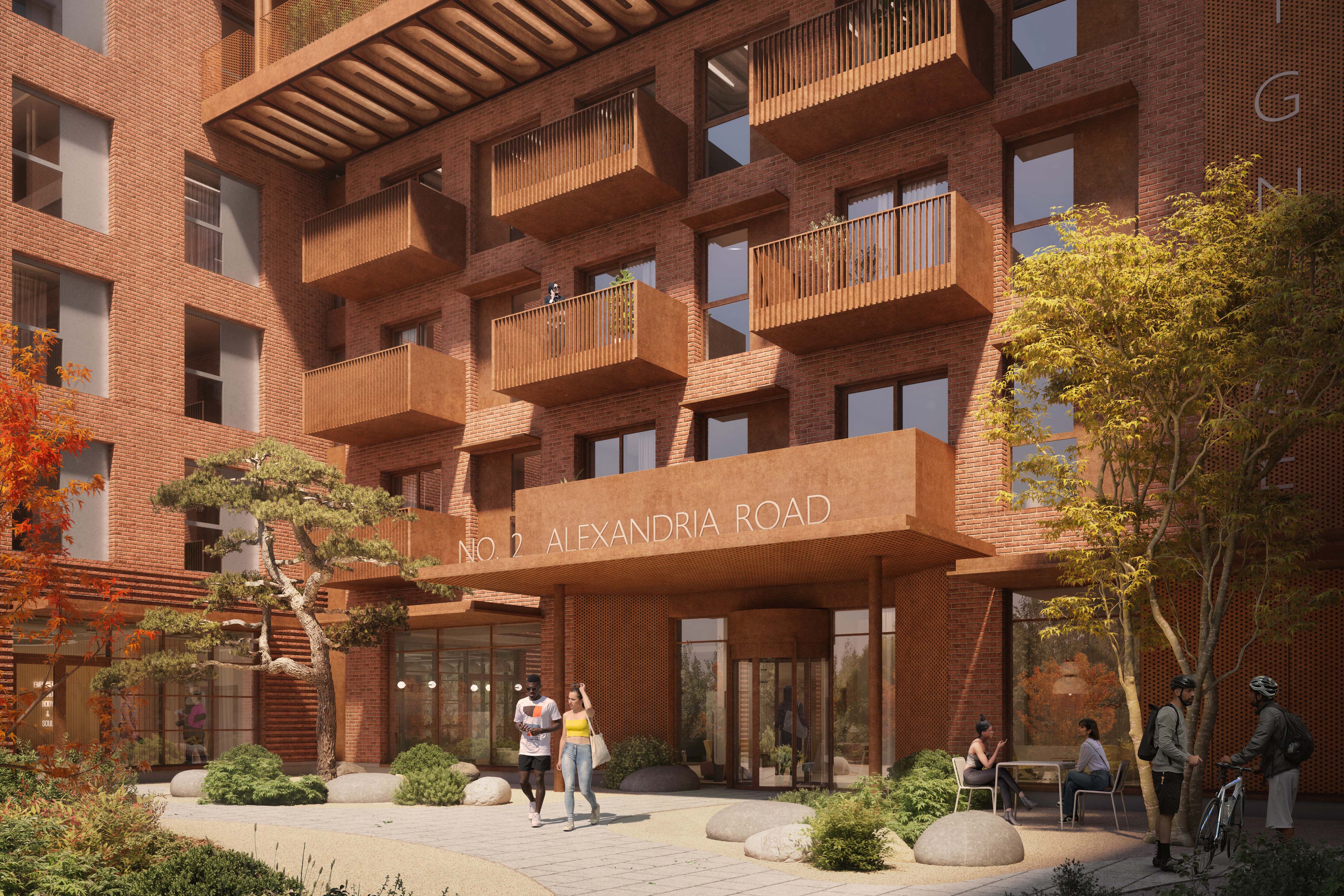 View from Mill Lane, looking West