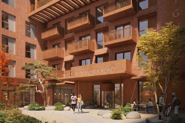 View from Mill Lane, looking West